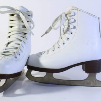 Jackson Glacier Girls Skates White - Size 12